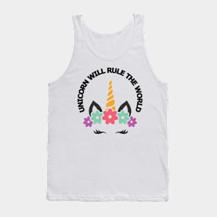 UNICORN WILL RULE THE WORLD Tank Top